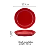 10inch round plate-A8H2C3N20