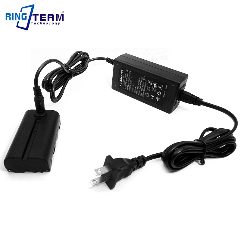 8V AC Power Adapter Plus NP-F550 Dummy Battery Decode NP-F970 F750 F570 for Sony HVR-M10P, HVR-M10U, HVR-V1E V1 manufacture