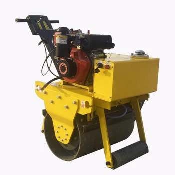 Sale of Hand-supported Vibration Single Wheel Compactor 1 Ton 3 Tons Oil Roller