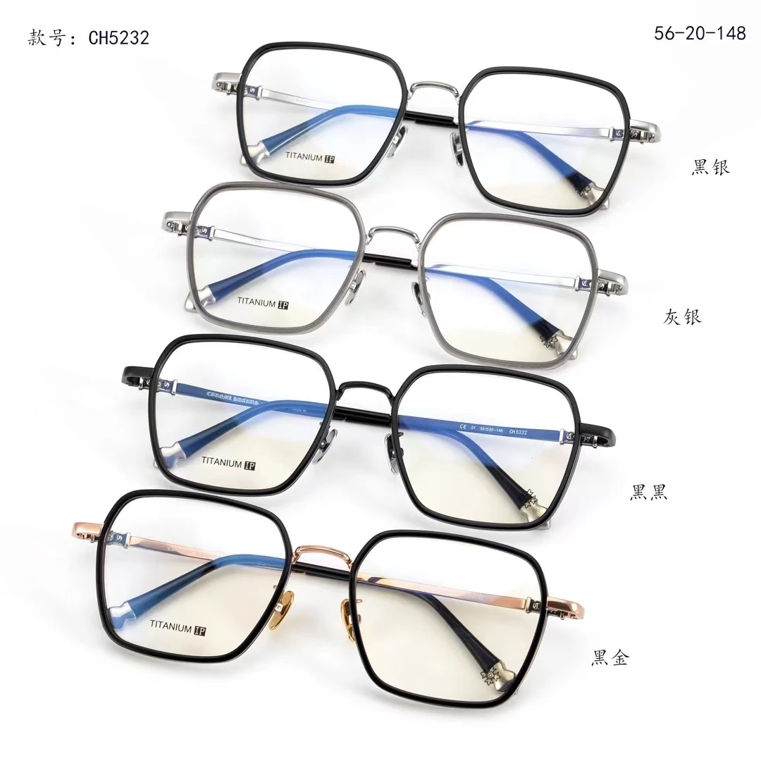 CH5232 Professional Design Half Frame Reading Glasses Titanium  Glasses Frame Japan