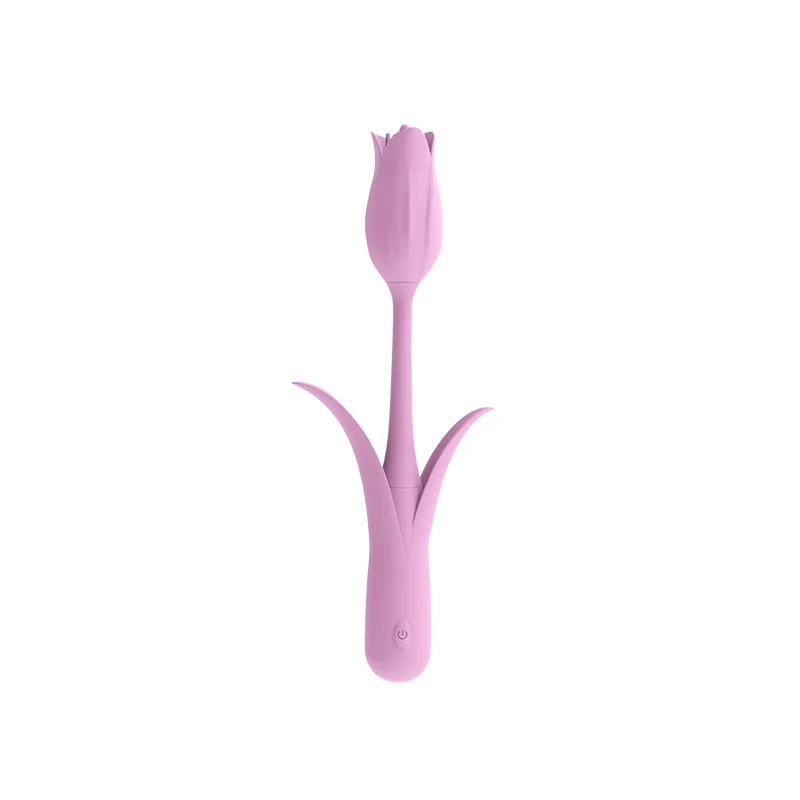 Tulip Shape Vibrator Sex Toys for Woman Tongue Licking Clitoral Nipple 10  Vibration Modes G Spot Vibrators for Women