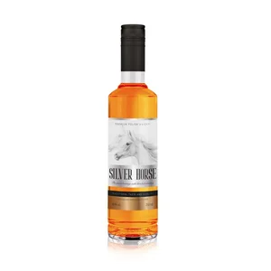 Wholesale Silver Horse Whiskey 700ml Custom logo Glass Bottle Alcoholic Beverage Bulk Wine Spirits