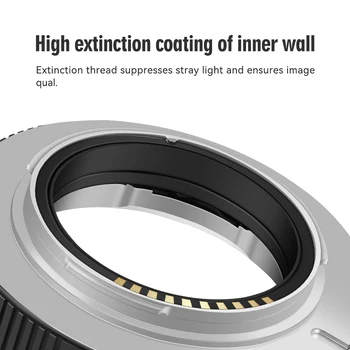TTArtisan M-E 6Bit Adapter Lens Adapter Ring Mount Adapting and Exif Recording for M-Mount Lens for Sony A7S A7III A5000 A6000 detail image