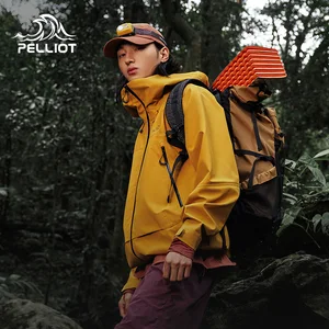 Pelliot Outdoor Hardshell Jacket New Collection Waterproof 20000mm Windproof Breathable Mountaineering  Oversize Jackets
