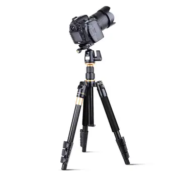 QZSD Q555 Professional Aluminum Tripod for DSLR SLR Camera with Ball Head Loading 8KG Tripod to Monopod detail image