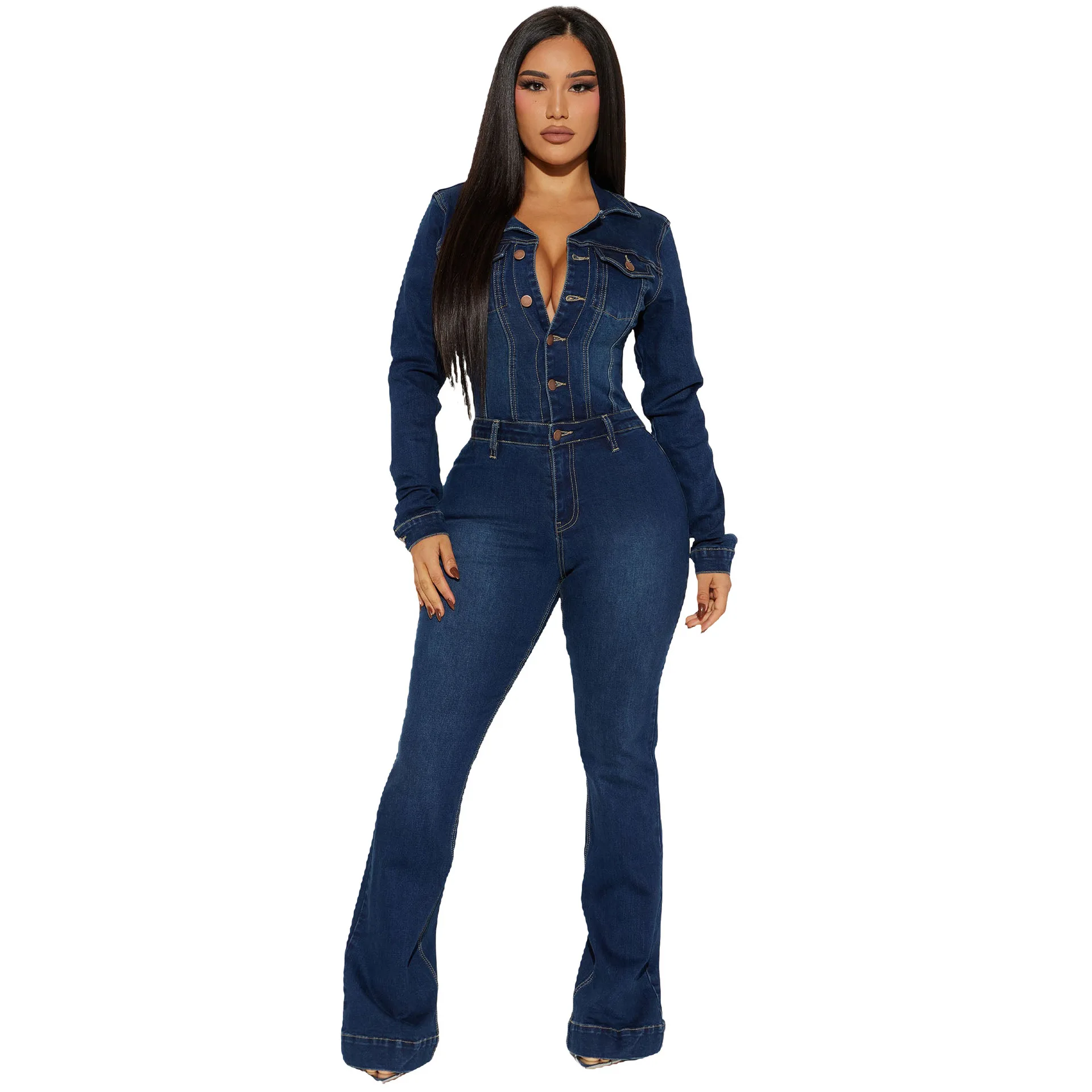 Shop Our 3568 New Fashion One Piece Jumpsuit Jeans for Women