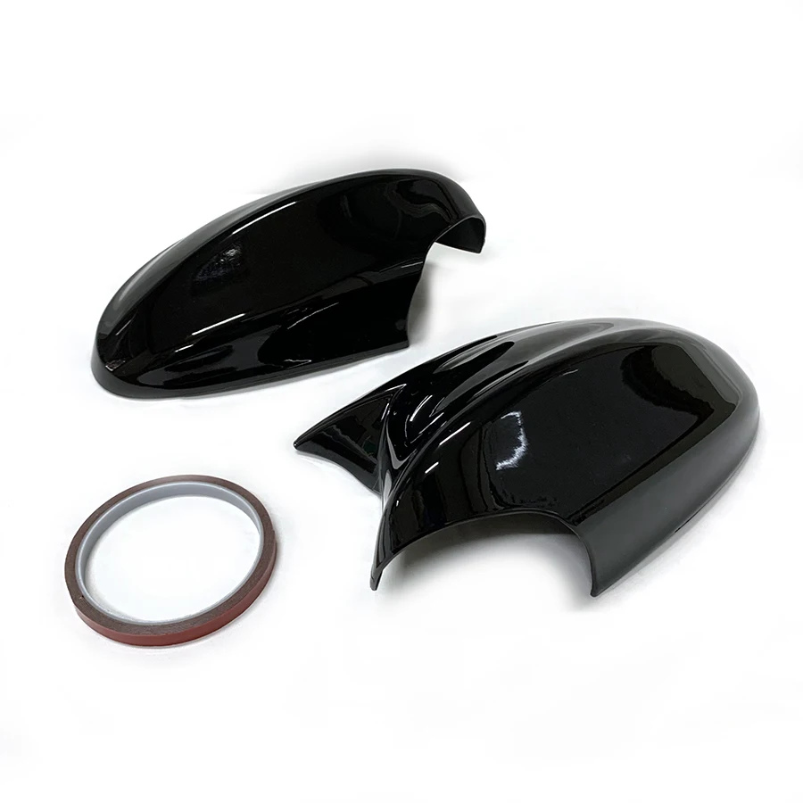 product tiypeor high quality ox horn style mirror cover for bmw 3 series e90 2005   2007  car parts replacement rearview mirror cover-5