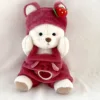 Set da 2 pezzi Orso Rosso