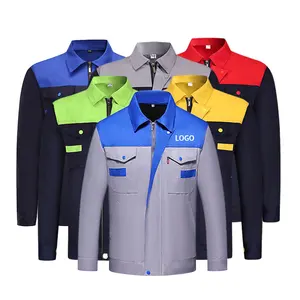 Wholesale Factory Uniform Industry Work Clothes Uniform Long Sleeve Safety Engineering Uniform Work Wear