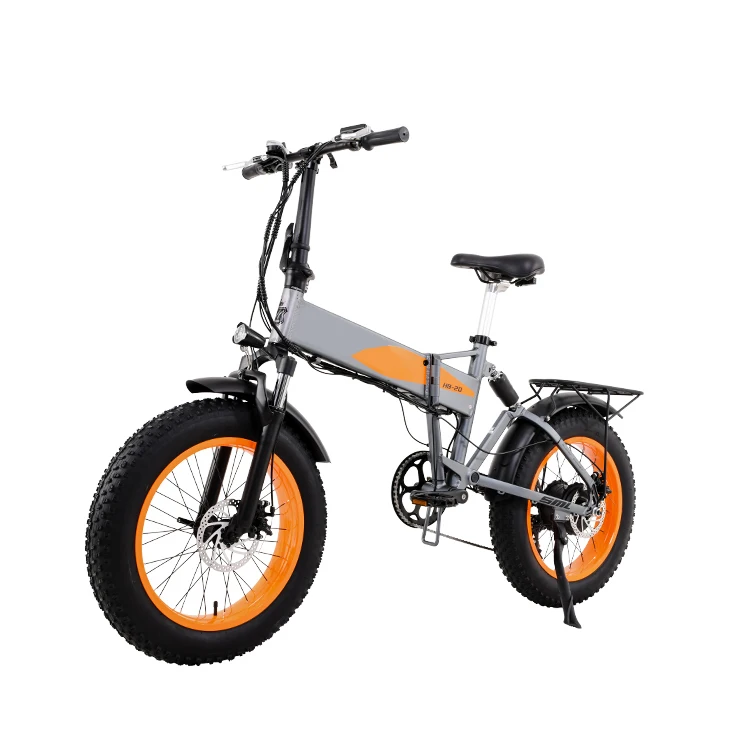 48v 500w Aluminum Alloy frame fold electric bicycle 7 speed Disc Brake Fat Tire electric bike ebike mountain bike