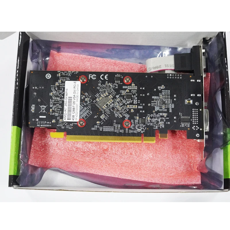  Radeon R7 350 4gb Gddr5 Vga/dvi Computer Graphics Card 128bit Video Card