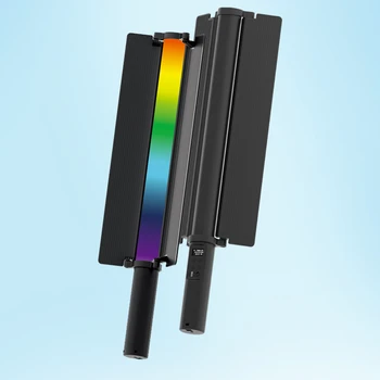NiceFoto-TC-298RGBW Portable Professional 4000mAh Round Film Fill Photographic RGB Handheld LED Video Tube Light Stick
