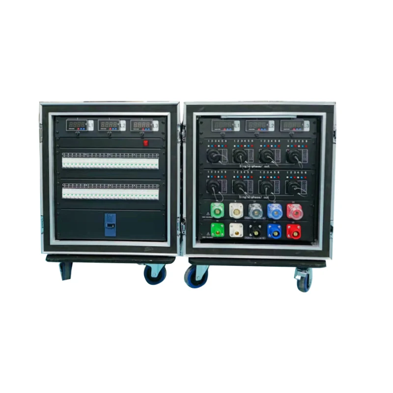 400a Camlock Input 19pin Socapex Out Power Distribution Equipment 3 Phase Stage Lighting Electrical Distro Box