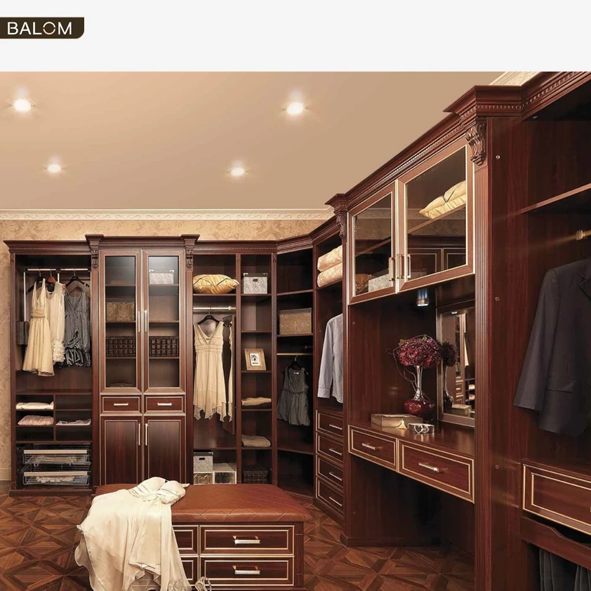 Balom High Quality Custom Sliding Door Portable Wardrobe Closet for Bedroom Furniture