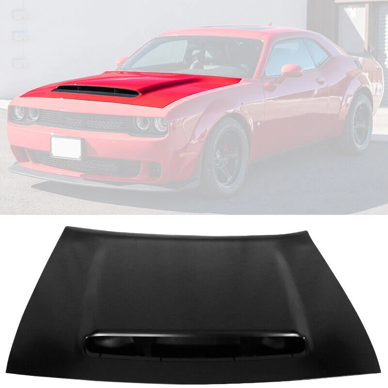 Auto parts replacement DEMON style aluminum steel car hood for Dodge Challenger DEMON 2015-2023