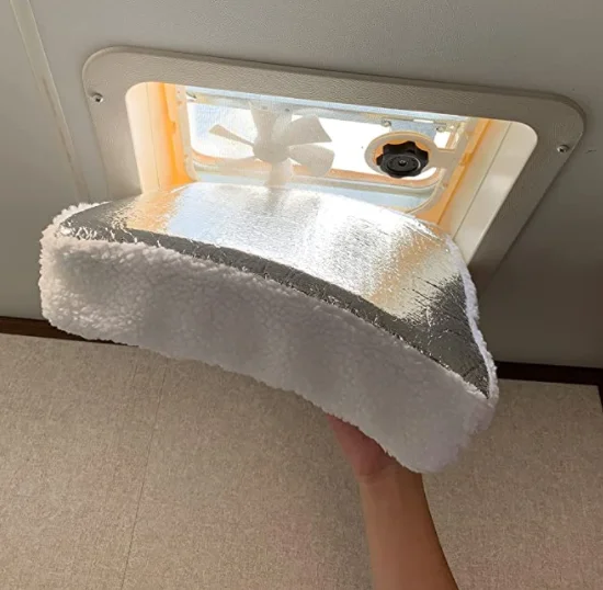 Rv Vent Insulator And Camper Shower Skylight Cover With Reflective
