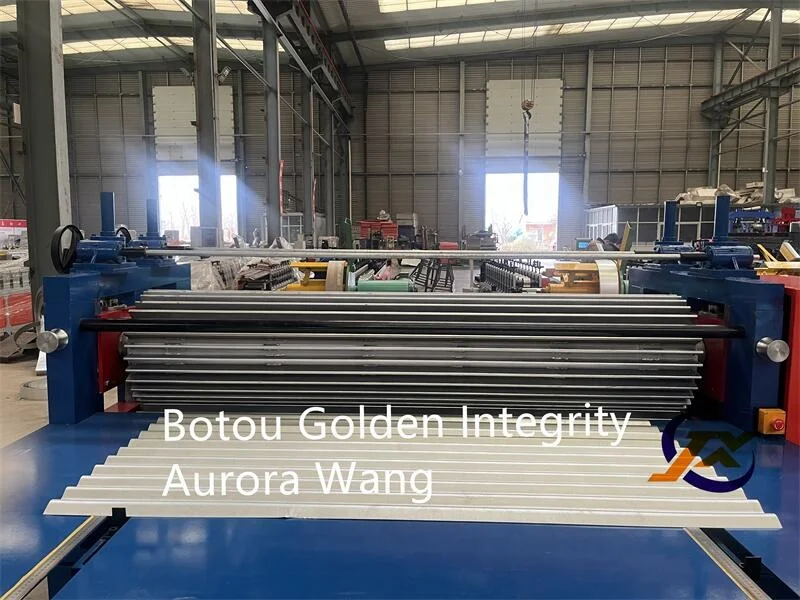 JCX Best Quality Corrugated Roll Forming Machine/Corrugated Roofing Sheet / Barrel Type Iron Sheet Making Machine