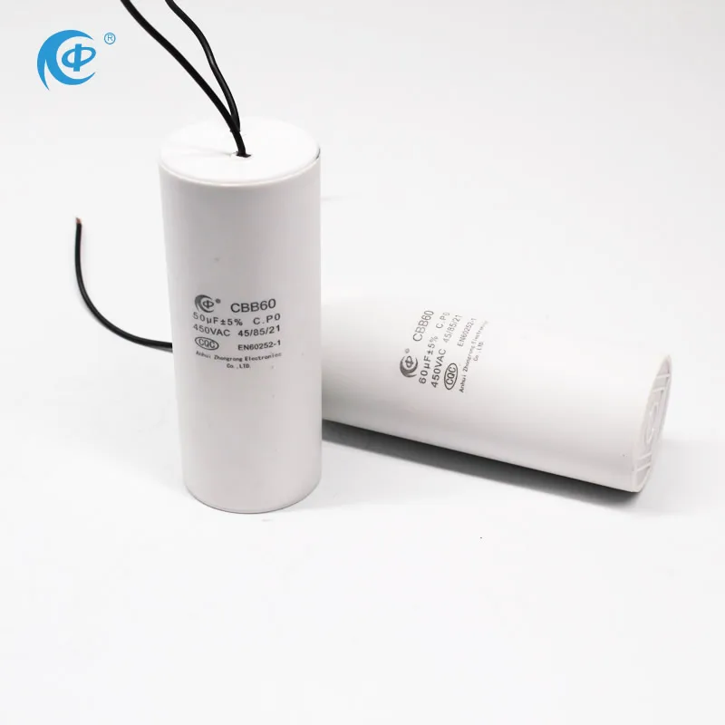 Конденсатор переменного тока CBB60 50 мкФ 450V CBB60 CBB61 SH конденсатор