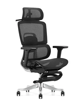 High Quality Ergonomics All Mesh Chair with footrest For Office