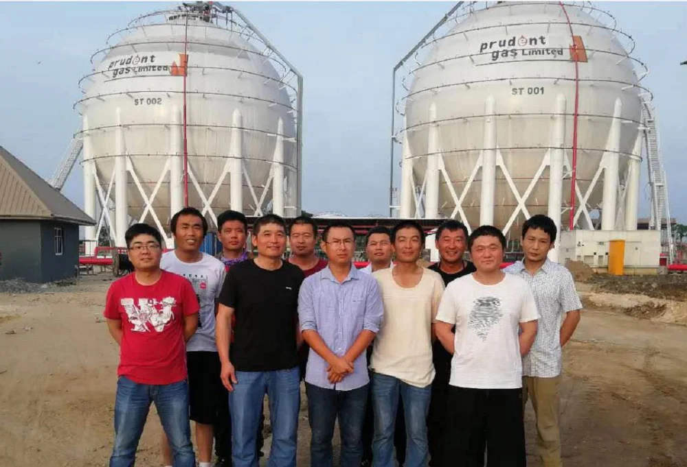 CIMC ASME 4000 Ton Round Propane LPG Storage Sphere Tank