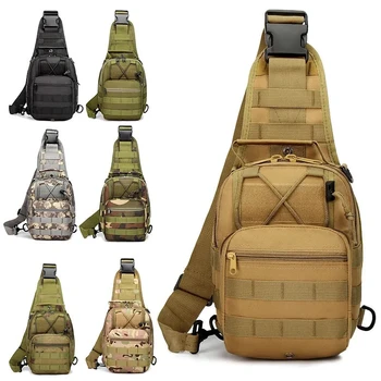 Wholesale Outdoor Travel Camping Hiking Backpacks Men'S Tactical Backpacks Molle Tactical Sling Chest And Shoulder Bags