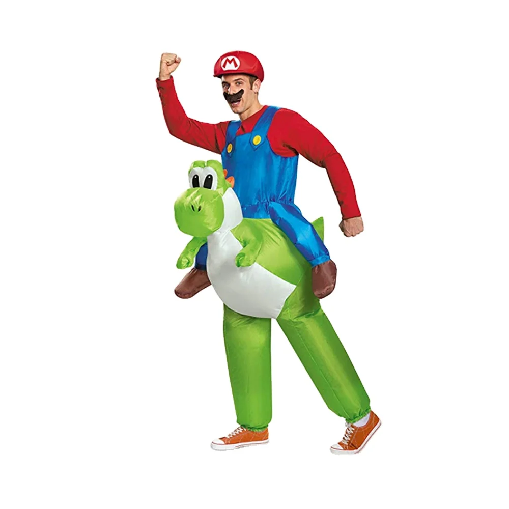 Custom Super Mario Bros Luigi Riding Yoshi Dinosaur Pants Walking Cosplay  Jumpsuit Inflatable Costume - Buy Inflatable Dinosaur Costume,Inflatable  Costume,Walking Cosplay Inflatable Costume Product on 