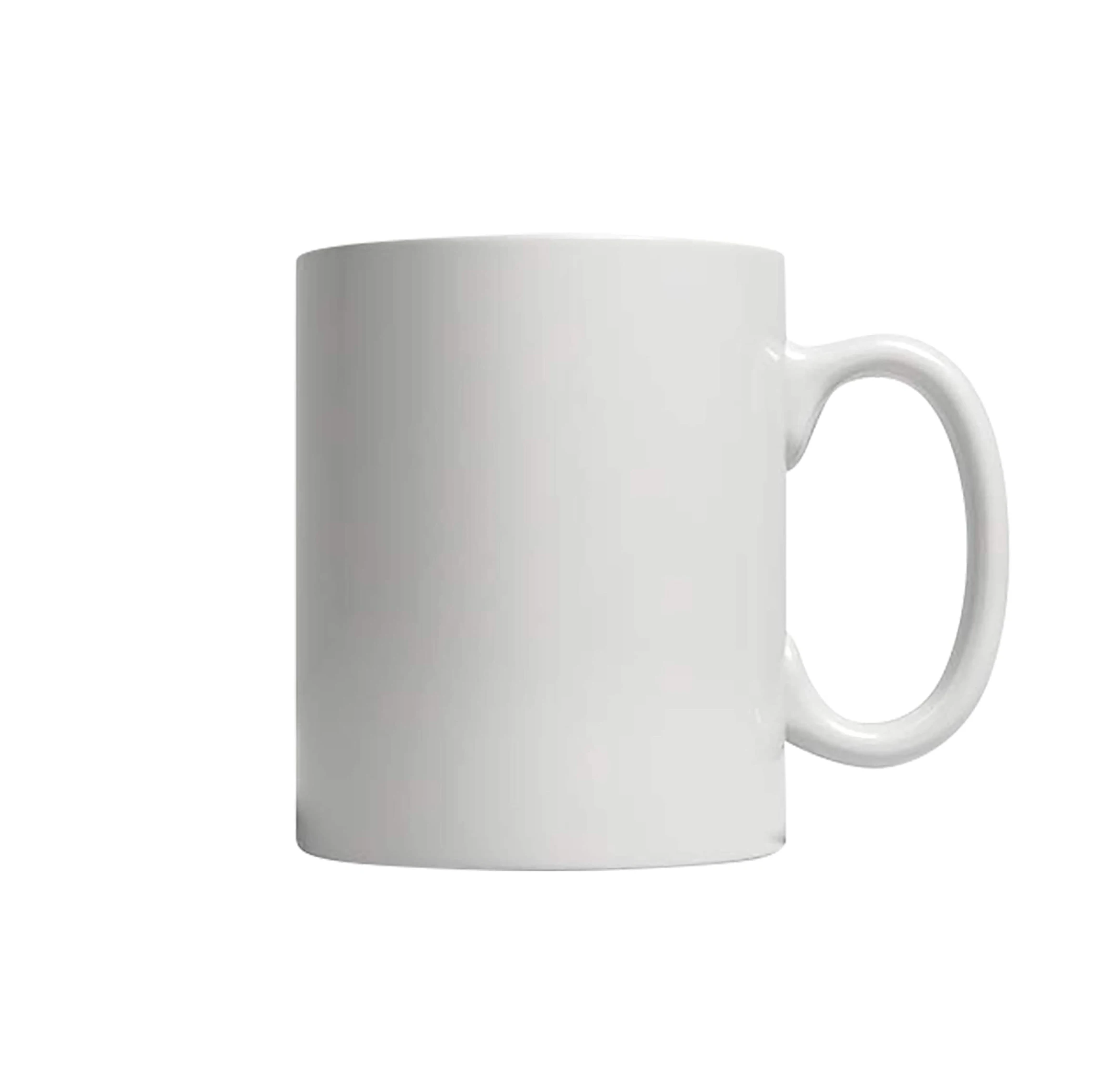 plain white china mugs