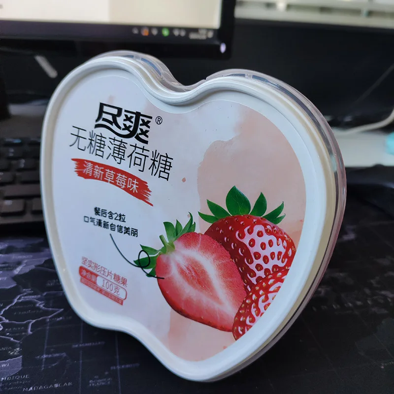 ビタミンCシュガーフリーミントキャンディーフルーツフレーバー