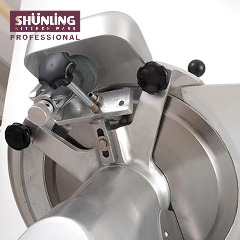 Commercial Automatic Stainless Steel Steak Slicer Machine 220V New Condition for Restaurant Use