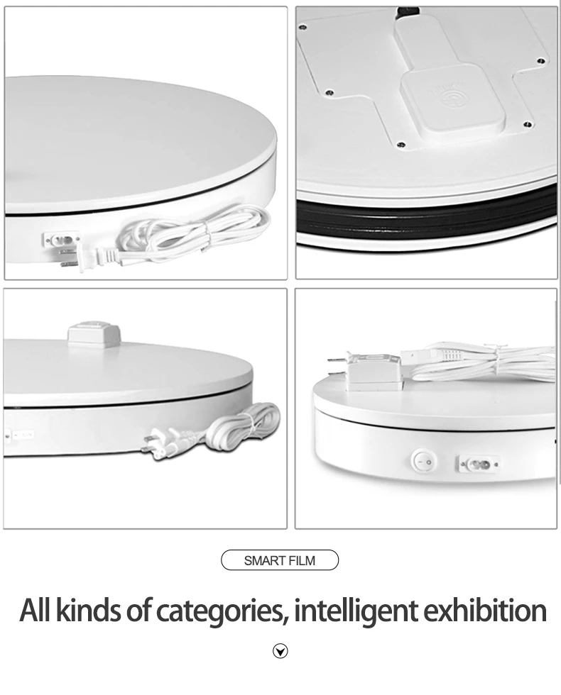 Turntablebkl 16in 3d Electric Display Turntable With Rotating Outlet