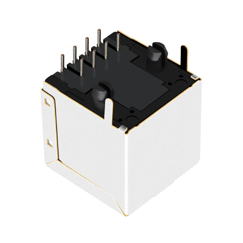 Vertical Shielded 8P8C Ethernet Rj45 Modular Jack 1840420