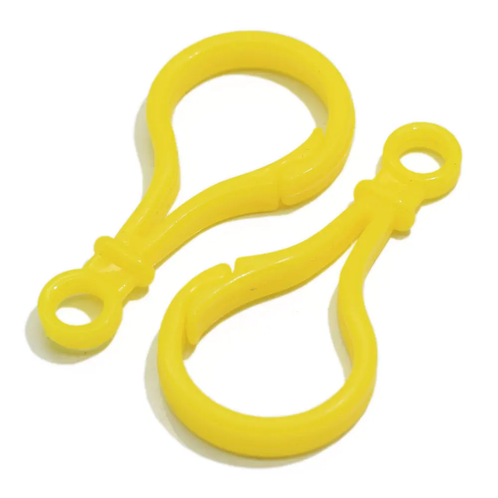 20Pcs Multicolor Bulb Shape Lobster Keychain Trigger Buckle Snap Keyring Hook DI - Foto 5