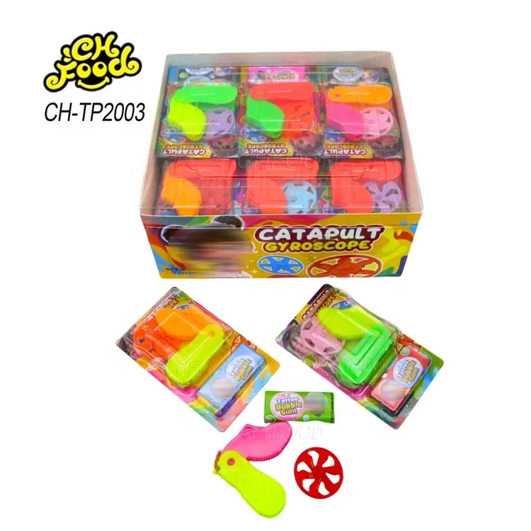 Wholesale and Custom New Spinner Toy with Tattoo Bubble Gum Sweets Candy for Kids