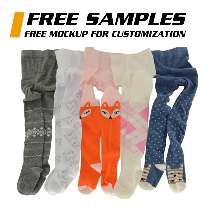 Китайский поставщик, зимние теплые леггинсы для маленьких девочек, вязаные колготки для детей