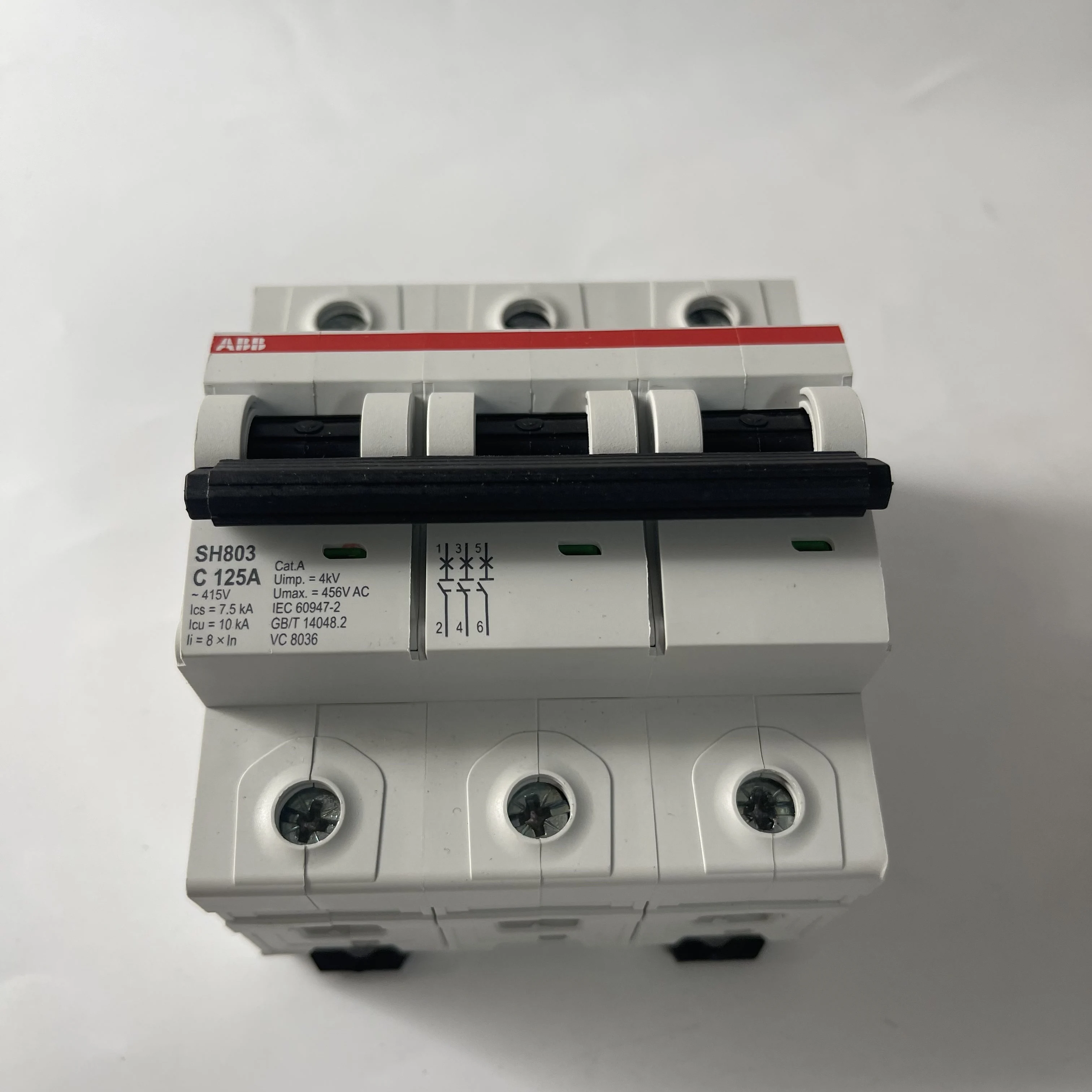 ABB Molded Case Circuit Breaker SH803 C 125A