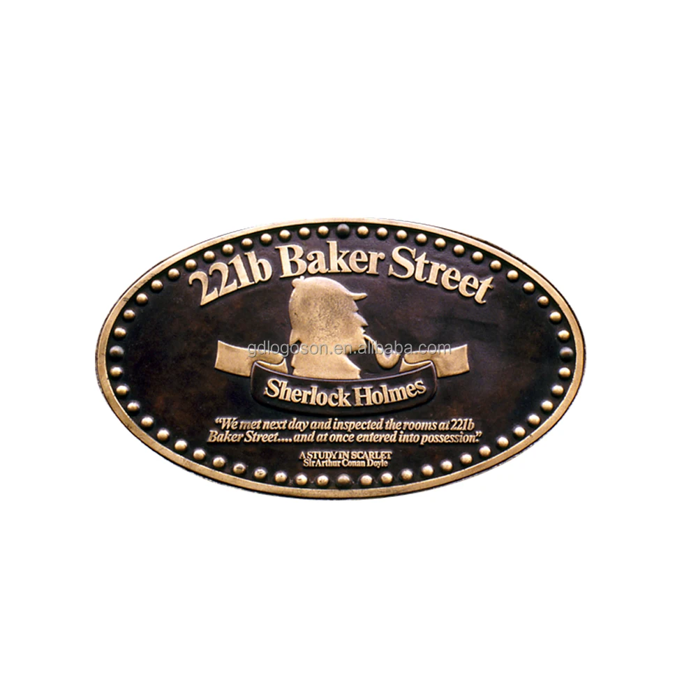 Sherlock Holmes Museum Metal Magnet - Personalized Gift
