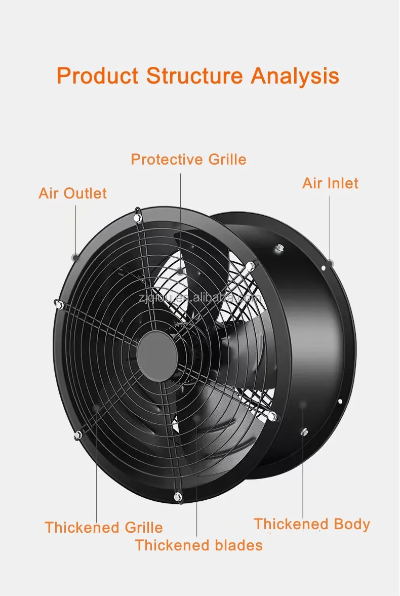 High Quality Ywf-350 Extractor, Axial, 350mm - detail 4