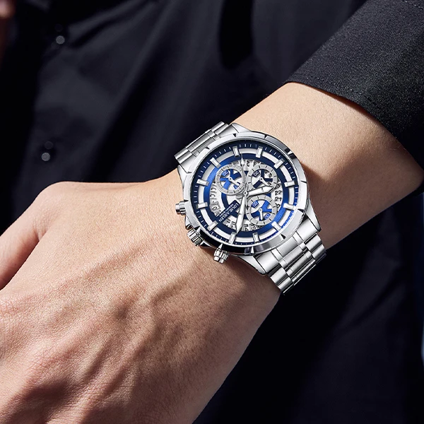 Louie Juelen Stainless Steel Men's Fashion Watch