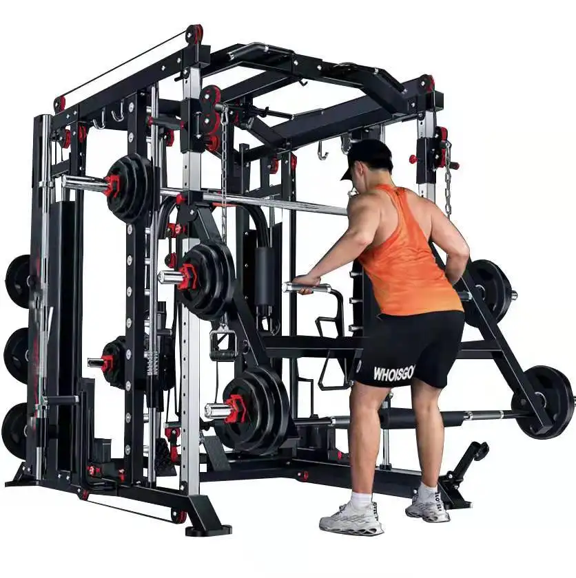 OCKR Hot Sale Home Gym Equipment Set with Smith Machine Multi-Function 200KGS Max User Weight 1 Year Warranty