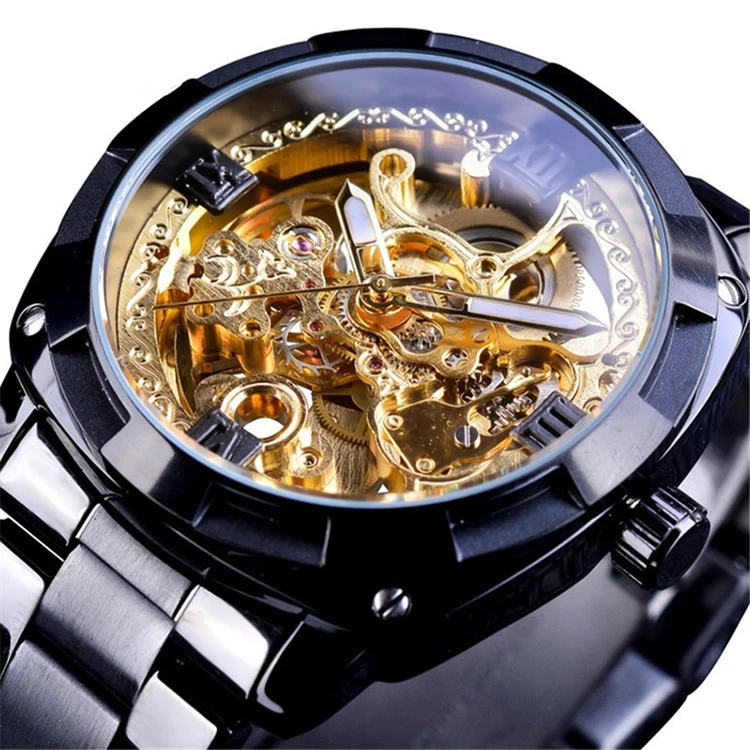 Classy Steampunk Mechanical Wrist Watch with by gogohappyshopping