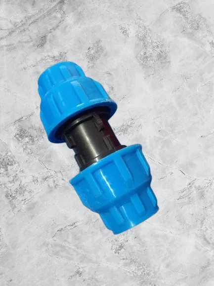 Most Selling PP/PE Compression Pipe Fitting End Coupler 32mm for Agriculture Available at Affordable Price