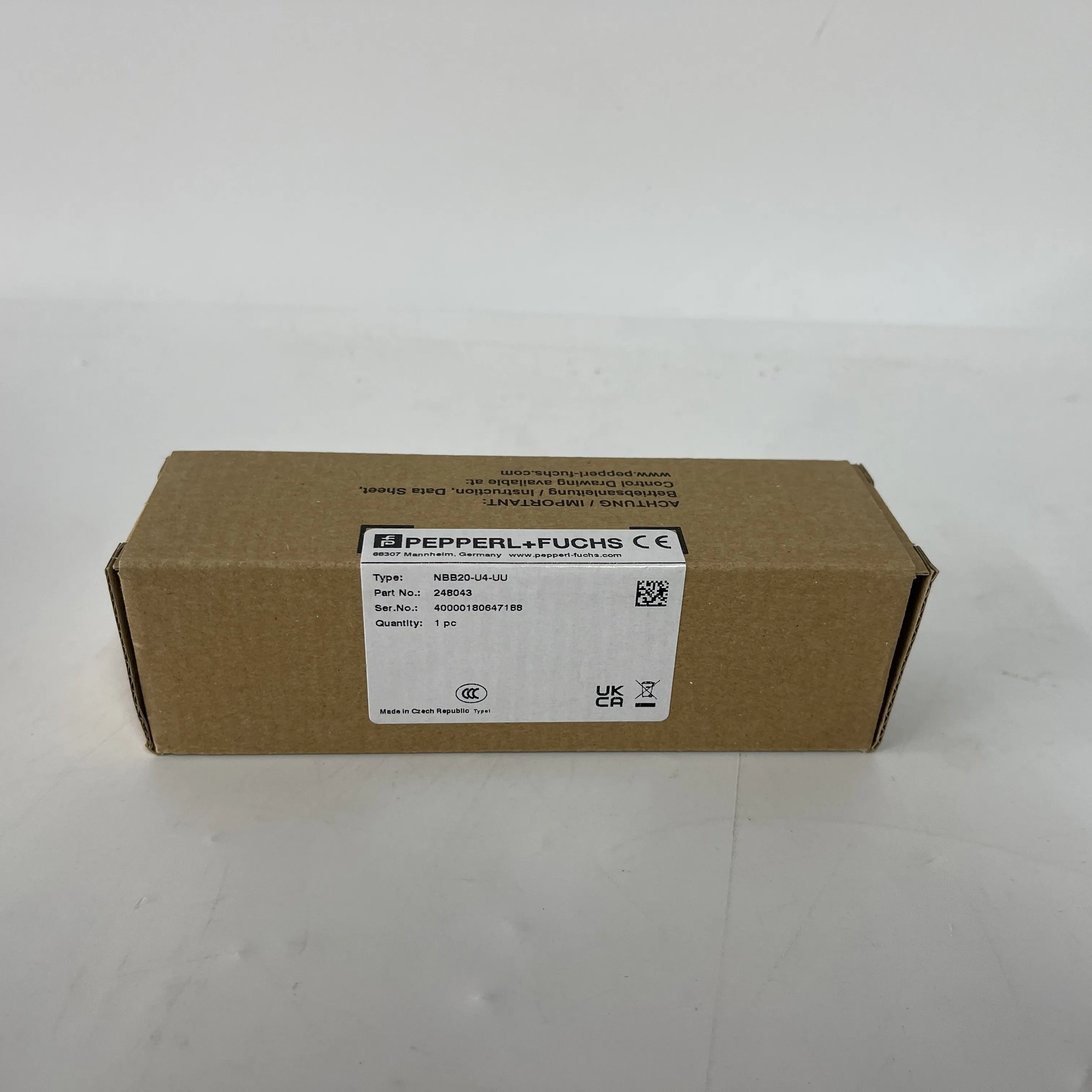 Pepperl+Fuchs Inductive Proximity Sensor NBB20-U4-UU Pepperl+Fuchs Inductive Proximity Sensor NBB20-U4-UU