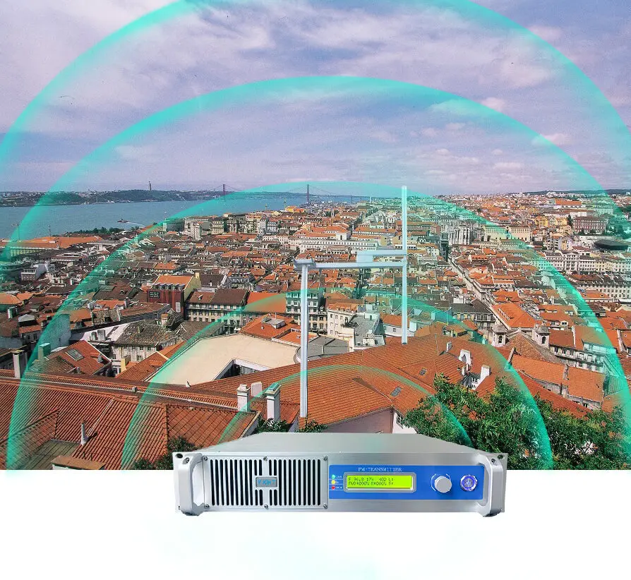 1KW FM Transmitter Complete Package of FM Radio Station