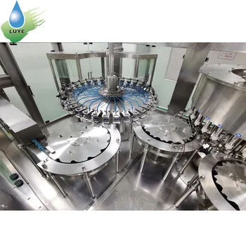 Automatic 500mL 3 in 1 Rinsing Filling Capping Monoblock Water Bottling Water Bottling Machine