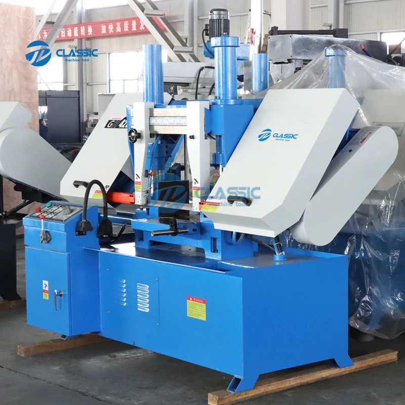Low Price Double Column Horizontal Metal Steel Iron Cutting Band Saw Sawing Machine GH4235