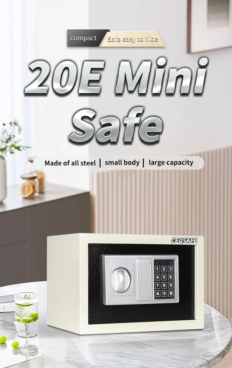 CEQSAFE Malaysia Timed With Key Cabinet Deposit in Wallet Combination Lock Safety Mini Safe Box factory