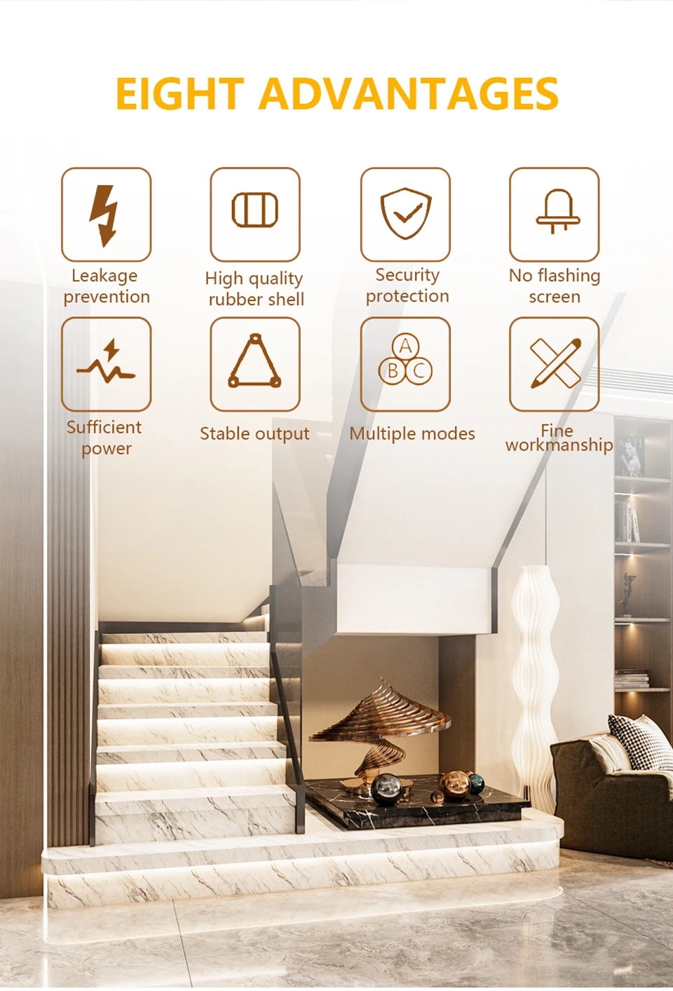 Rubber Shell Staircase Light Controller Led Dmx Spi Motion Sensor Dc1224v Light Automatic Step