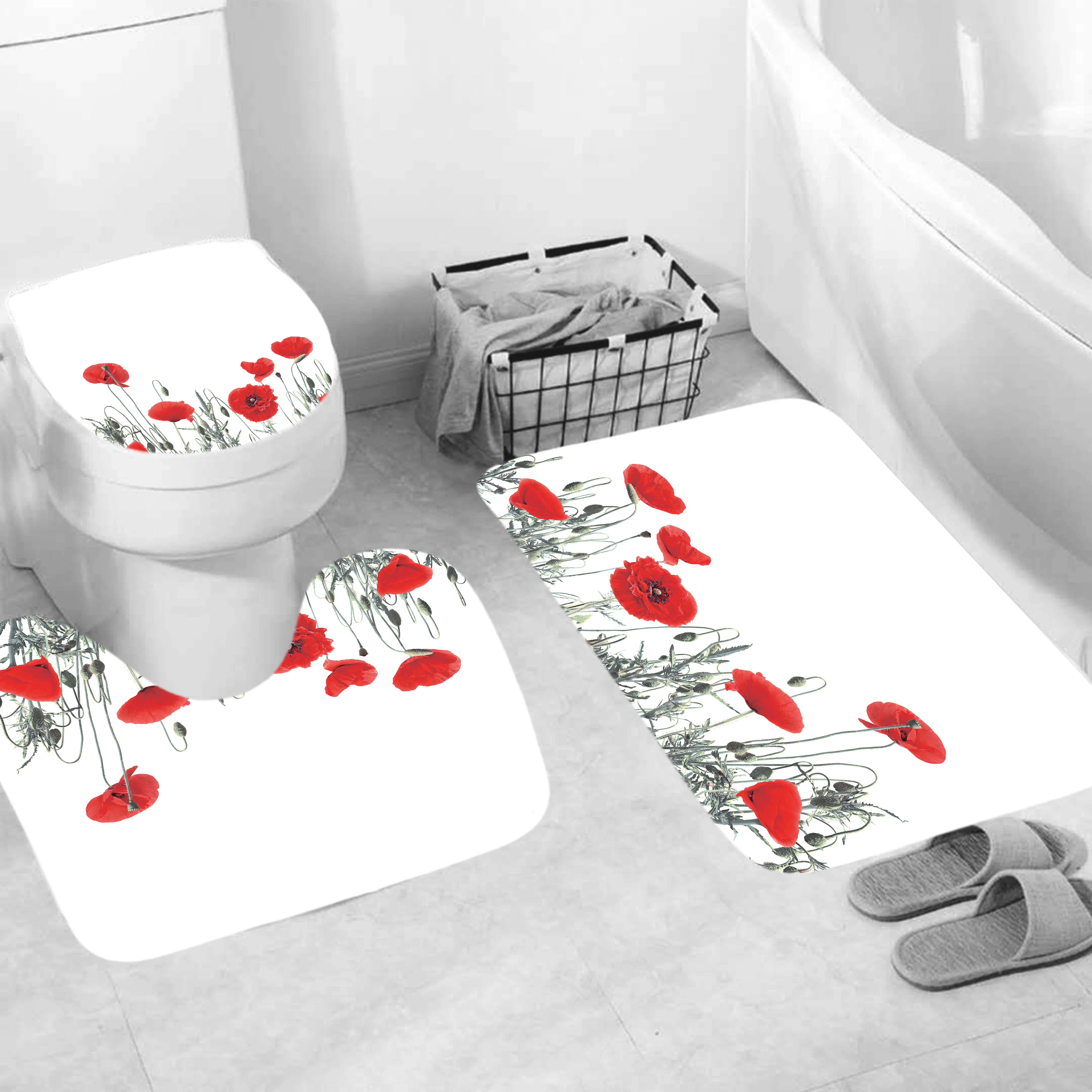 Custom Photo Shower Curtain Periodic Table Digital Printed Bathroom 4 Piece Set Of Buttonholes Buy Cheap Bathroom Sets
