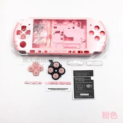 Для игровой консоли PSP3000 PSP 3000, Сменный Чехол с полным корпусом, чехол с кнопками в комплекте