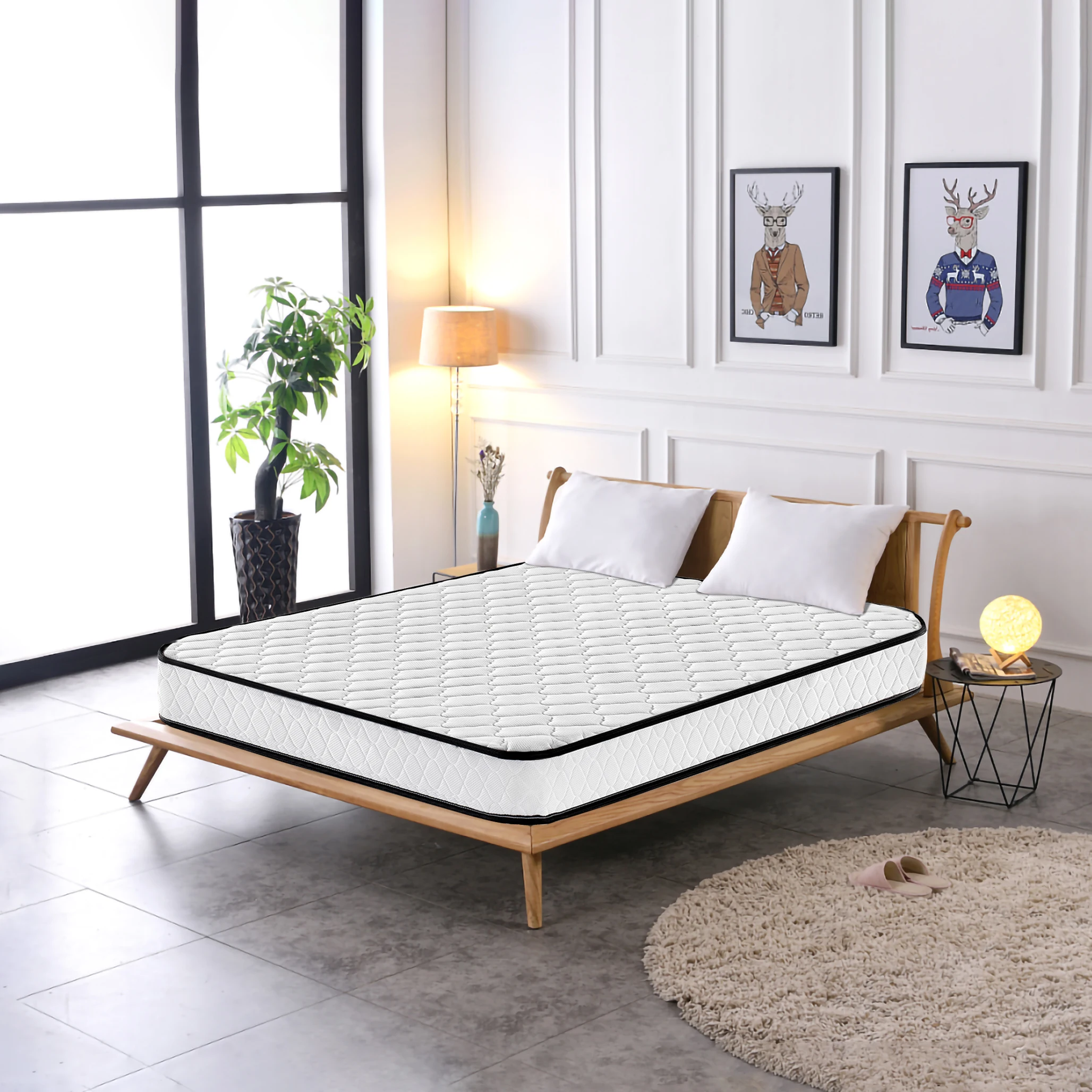 Матрас матрас из пены, Комплект постельного белья Matelas, матрас в коробке